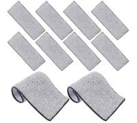 Hemobllo Lingettes de Rechange et Facile à Remplacer pour Balai à Franges en Microfibre 10 Pièces Forte Absorption D'eau pour Nettoyage