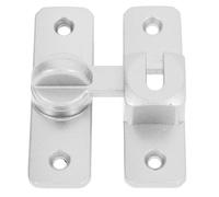 Hemobllo Loquet de Verrouillage en Alliage d'Aluminium sans Perçage pour Portes Coulissantes, Verrou de Porte de Remise, Installation Simple pour Usage Domestique et Commercial