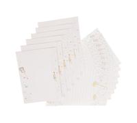 Hemobllo Lot 14 Pcs Papier à Lettres Vintage 6 Enveloppes Blanches à Motifs de Notes de Musique Dorées, Papier D’écriture de Bureau Multifonction pour Invitations et Correspondance