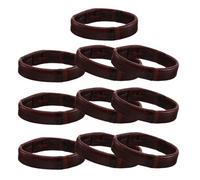 Hemobllo Lot de 10 Anneaux de Maintien pour Bracelet de Montre en Cuir 20 MM Marron Passant de Bracelet de Montre Remplaçant Compatible Accessoire Pratique pour Maintien Sécurisé