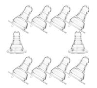 Hemobllo Lot de 10 Bouchons pour Bouteille de Bière en Silicone Alimentaire Embouts à Grand Trou Compatibles Bouteilles Standards 37 CM Accessoires Amusants pour Fêtes Bière Jus et