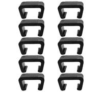 Hemobllo Lot de 10 Clips pour Meubles en Rotin Tressé d'Extérieur Fixations pour Canapés et Fauteuils d'angle Clips 525 CM pour Mobilier de Jardin Modulable Compatibles Terrasse et