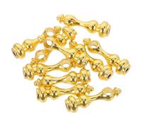 Hemobllo Lot de 10 Embouts Métalliques pour Poteaux de Garde-Corps en Verre Connecteurs de Galerie 06 CM Finition Or Accessoires Décoratifs pour Meubles Cave à Vin et Desserte Usage