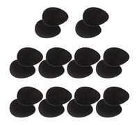 Hemobllo Lot de 10 Paires de Coussinets Adhésifs Silencieux pour Talons Hauts Semelles Antidérapantes en Caoutchouc 3 MM D’Épaisseur Protection L’Usure et Confort pour Chaussures Femme