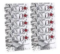 Hemobllo Lot de 10 Paquets à Vin 3l Valve à Battant, Emballage Souple Isotherme pour Vin, Liquide et Boisson, Portable pour Conservation et Distribution, Usage Maison et Extérieur