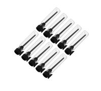 Hemobllo Lot de 10 Petites Bouteilles de Voyage en Silicone Noir 1ml Flacon Échantillon de Parfum Rechargeable pour Voyage et Usage Polyvalent