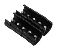 Hemobllo Lot de 10 Set de Clips en C pour Accessoires de Cannes de Marche, Verrous à Goupille en Plastique et Acier, Diamètre 25/28 Mm, Longueur de Goupille 15 Mm, Antidérapants,