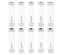 Hemobllo Lot de 10 Sets de Tubes Transparents pour Collecte D'insectes, Diamètre 30 Mm X 120 Mm, Contenant Respirant pour Observation en Extérieur, Adaptés aux Garçon et Filles et Amateurs