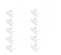 Hemobllo Lot de 10 Têtes de Pulvérisation Universelles Blanches en Plastique 28mm Compatibles pour Bouteille Spray Accessoires Usage Industriel et Commercial