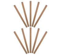 Hemobllo Lot de 10 Tubes d'Expédition Robustes en Papier Kraft, Diamètre Intérieur 2,5 CM, Longueur 40 CM, Conçus pour Transport et Stockage d'Affiches, Œuvres Artisanales et Documents
