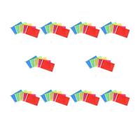 Hemobllo Lot de 100 Drapeaux Portatifs Multicolores à Agiter à la Main 20 X 28 CM Drapeaux d'Encouragement Rouge Jaune Bleu Vert Rose pour Fêtes Défilés et Célébrations en Extérieur