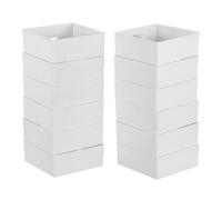 Hemobllo Lot de 12 Boîtes d'Encastrement Murales 86 MM Blanches Ignifuges Boîtiers de Jonction Encastrables pour Interrupteurs et Prises Protection Anti-Poussière Compatibles Rénovation