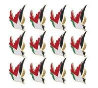 Hemobllo Lot de 12 Broches Symbole de la Paix en Métal Émaillé Mini-Drapeaux Palestiniens Insignes Drapeau Palestinien pour Veste Écharpe ou Paquet à Dos Accessoires Patriotiques du