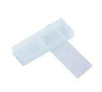 Hemobllo Lot de 12 Lames de Microscope en Verre Optique Clair Format Standard Bords Polis Précis pour Usage Pédagogique et Scientifique en Biologie Chimie et Laboratoire Éducatif