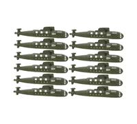 Hemobllo Lot de 12 Maquettes De sous-Marins Militaires en Plastique pour Décoration De Table De Sable, Jouets De sous-Marins Compacts, Décor Naval pour Salon Bureau, Collection Miniature