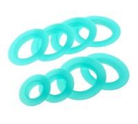 Hemobllo Lot de 12 Protections en Silicone Multiformats pour Gobelets Peinture Époxy, Protège-gobelet Anti-souillure, Accessoire Pratique pour Peinture en Aérosol et Résine, Usage