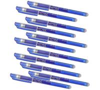 Hemobllo Lot de 12 set de Stylos Effaçables à Encre Bleue Pointe Fine 05 MM Ensemble de Stylos Chinois pour Bureau École et Prise de Notes Écriture Fluide et Correction Facile