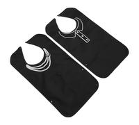Hemobllo Lot de 2 Bavoirs pour Adultes Imperméables et Résistants à L’Huile Taille Moyenne Polyester Doux Peau Bavoirs Pratiques pour Personnes Âgées Protection les Éclaboussures Lors