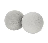 Hemobllo Lot de 2 Blocs Ronds de Mousse Verte 9 CM pour Fleurs Séchées et Fraîches Base en Mousse Végétale Absorbante pour Décorations Mariage Créations et Loisirs Créatifs