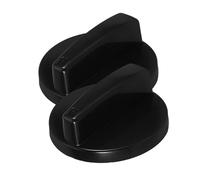 Hemobllo Lot De 2 Boutons De Commande Pour Cuisinière Barbecue Four Électrique Barbecue En Acier Inoxydable Pour Cuisinière De Camping En Plastique Noir