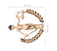 Hemobllo Lot de 2 Broches Balance en Alliage Doré Insigne de Justice pour Hommes et Femmes Épingles Métalliques pour Costume Symbole Judiciaire pour Avocats Juges et Étudiants en Droit