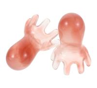 Hemobllo Lot de 2 Brosses de Massage du Cuir Chevelu de Pieuvre, Masseurs Portables Rose Double, Peignes de Stimulation Multipoints pour Relaxation Profonde des Méridiens, Usage Maison