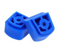 Hemobllo Lot de 2 Butées de Frein Antidérapantes Bleues pour Patins à roulettes Garçon et Filles Accessoires Universels Compatibles Pièces de Rechange Solide pour Frein de Sécurité