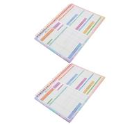 Hemobllo Lot de 2 Carnets de Dépenses B5 Journal de Suivi Budgétaire Registre de Trésorerie Planificateur D’Épargne et Gestion des Factures Outil Financier Pratique pour Budget