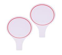 Hemobllo Lot De 2 Cartes De Score Et D'Écriture À Main Levée Tableau Effaçable À Sec Tableau Portable pour Étudiants Tableau De Score Simple Face en Mousse Rouge
