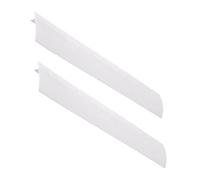 Hemobllo Lot de 2 Combleurs D'espaces pour Cuisinière Gaz 25 Pouces Blanc, Bande de Protection Résistante Haute Température, Cache-joint de Plan de Travail la Cuisine, Accessoire