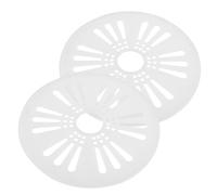 Hemobllo Lot de 2 Couvercles de Protection en Plastique 24 Cm pour Essoreuse de Lave-linge, Accessoires de Rechange pour Bouchon D'essoreuse, Compatibles Sécheuse et Laverie,