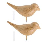 Hemobllo Lot De 2 Crochets Décoratifs En Forme D'Animaux Crochets Muraux En Forme D'Oiseaux Crochets Muraux Rustiques Pour Vêtements Support Pour Manteau Moderne En Forme De