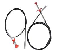 Hemobllo Lot De 2 Déboucheurs De Canalisations Flexibles 90cm Et 200cm En Acier Pliable Griffes Ramassage, Outil Préhension Multi-usages Pour Évier La Cuisine Et Salle De Bain