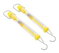 Hemobllo Lot de 2 Dynamomètres à Ressort Cylindriques 10 N Crochet Outil Portable de Mesure de Force pour Expériences de Physique Balance Précise pour Usage Pédagogique et Mécanique