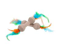 Hemobllo Lot De 2 Jouets pour Chats D'Intérieur Grattoirs Jouets Interactifs pour Chatons Jouets À Mordre en Papier Ondulé