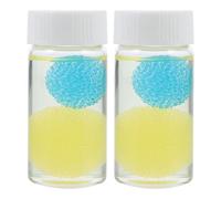 Hemobllo Lot de 2 Liquides Nettoyants pour Pinces à Cils Greffées Dissolvant de Colle sans Danger Pratique Flacon sans Étiquette Perles Colorées Aléatoires Usage Couleur Aléatoire