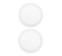 Hemobllo Lot de 2 Moules Ronds en Silicone 5 Pouces Moules de Coulée pour Résine Époxy pour sous-Verres Faits Maison Accessoires pour Créations Artistiques et Plateaux Décoratifs