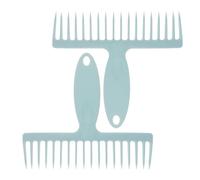 Hemobllo Lot De 2 Peignes Dépilatoires En Plastique Petit Format Pour Nettoyage Balai, Outil Multi-usage, Maniable Pour Ménage, Usage Domestique Facile à Rincer