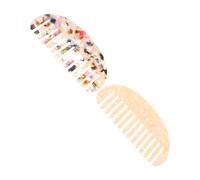 Hemobllo Lot De 2 Peignes Latéraux À Dents Larges En Acétate Antistatiques