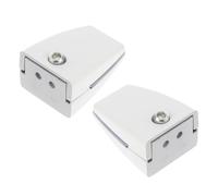 Hemobllo Lot de 2 Pinces de Fixation pour Cloison de Séparation de Bureau en Alliage D'aluminium, Clips Robustes pour Écrans de Protection, Installation Rapide, Compatibles Bureaux Épais,