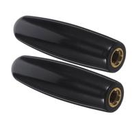 Hemobllo Lot De 2 Poignées De Robinet De Bière Noires En Plastique Réutilisable Pour Fûts, Accessoires Pour Tireuse à Bière, Compatible Bars Et Événements, Remplacement Robuste Et Pratique