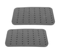 Hemobllo Lot de 2 Porte-Accessoires en Mousse pour Pêche à la Mouche Inserts Antidérapants pour Boîtes à Mouches Rangement Léger et Résistant pour Hameçons et Leurres Compatible Diverses