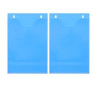Hemobllo Lot de 2 Porte-brochures Muraux A4 Transparents en Acrylique, Organisateur de Documents Suspendu Vertical pour Bureau et Espace Scolaire, Support Mural pour Dépliants, Menus