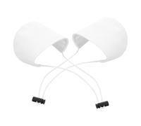 Hemobllo Lot de 2 Protège-Talons en Tissu Résistant à L'Usure Couvre-Talons Blanc pour Chaussures Plates et Talons Jusqu'à 8 CM Protection Confortable pour Conduite Hommes et Femmes