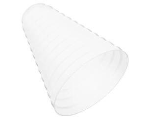 Hemobllo Lot De 2 Raccords De Conduits D'Agrandissement Et De Réduction Petit Adaptateur Coupleur De Ventilation Isolé Tuyau D'Évacuation De Sécheuse Tuyau Intérieur Rond -
