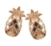 Hemobllo Lot de 2 Set de Set de Broches Ananas en Alliage de Zinc, Épingles de Col Légères et Colorées, Clips de Cardigan pour Accessoires de Plage, Pins Décoratifs pour Vêtements