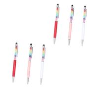 Hemobllo Lot de 2 Stylets Capacitifs en Cristal pour Écran Outils Décriture Corps en Métal Vernis Tendance pour Tablettes 3 Pièces