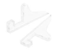 Hemobllo Lot de 2 Supports Acryliques Transparents pour Certificats et Photos 4,5x10 Cm Épaisseur 10 Mm, Porte-brochures Plat et Stable, Présentoir Bureau Polyvalent pour Affichage