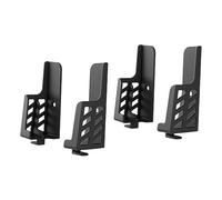 Hemobllo Lot De 2 Supports Muraux À Angle Réglable Design À Double pour Tablettes Et Téléphones Noir