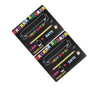 Hemobllo Lot de 2 Tableaux Noirs Effaçables Réutilisables Rentrée Scolaire Panneaux Compacts Légers pour Maternelle Premiers et Derniers Jours d'École Surface Lisse pour Craie et